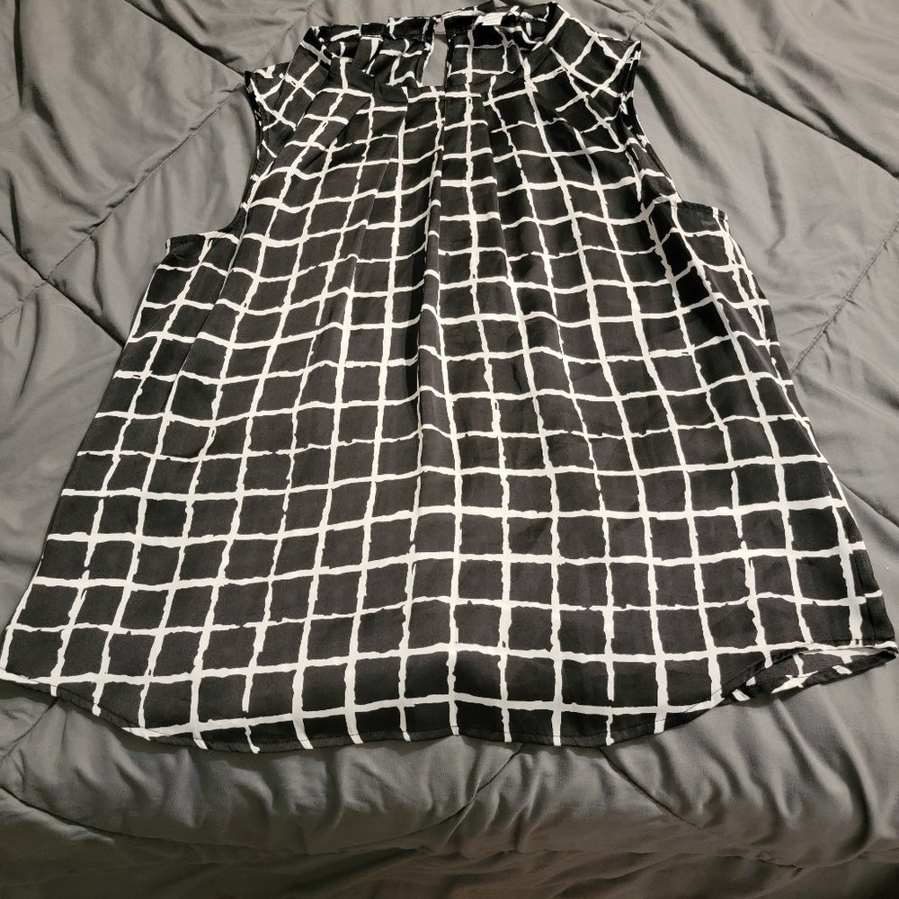 NY&CO Black/White Blouse
